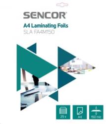 Sencor SLA FA4M150 A4-es lamináló fólia, 2x75 micron, 25 fólia / doboz (FA4M150)