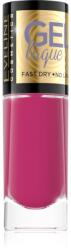Eveline Cosmetics 7 Days Gel Laque Nail Enamel géles körömlakk UV/LED lámpa használata nélkül árnyalat 134 8 ml