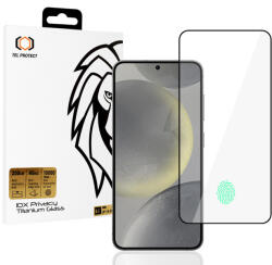 Tel Protect Samsung Galaxy S25 üvegfólia Tel Protect 10X Privacy Titanium (ujjlenyomat feloldás támogatott)