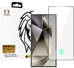 Tel Protect Samsung Galaxy S25 Ultra üvegfólia Tel Protect 10X Adatvédelmi Titán (ujjlenyomat-feloldással) teljfes fedés