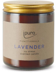 ipuro Functionals Lavender - No Stress ароматна свещ 200гр,