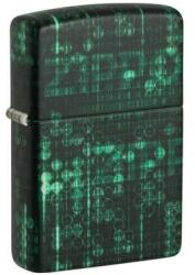 Zippo 48408 Zippo öngyújtó zöld és fekete minta, sötétben világít (48408 Zippo öngyújtó zöld és fekete minta, sötétben világít)