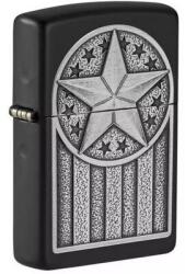 Zippo 49639 Zippo öngyújtó fekete színben - Csillag motívum (49639 Zippo öngyújtó fekete színben - Csillag motívum)