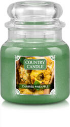 Kringle Candle Country Candle Charred Ananász közepes 2 kanóc illatgyertya (510g),