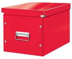 Leitz Cutie pătrată Click & Store A4 roșie