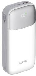 LDNIO Powerbank LDNIO PQ20 22.5W 20000mAh USB-C, lightning (biały) (PQ20) - jatekotthon