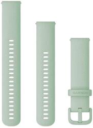 Garmin Quick Release 20mm szilikon Cool Mint óraszíj szürke csatal