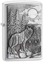 Zippo 20855 Zippo öngyújtó, szálcsiszolt króm színben - Erdei farkas (20855 Zippo öngyújtó, szálcsiszolt króm színben - Erdei farkas)