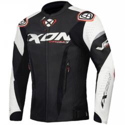 IXON Vortex 3 motoros bőrkabát fekete-fehér - motozem - 198 400 Ft