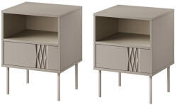  Éjjeliszekrény szett Tolete 106 (Bézs)