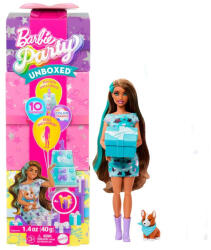 Mattel Barbie: Party Reveal meglepetés baba Corgi kutyussal - Mattel (JFG72)