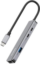 ULANZI C060 USB-C Kártyaolvasó HUB Dokkoló Állomás & Videó-Rögzítő kártya (Capture Card) (D001)
