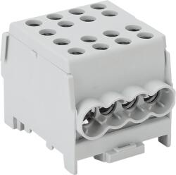 Tracon Electric Tracon FLECU-35-25-4 Főáramköri leágazó kapocs, sínre szerelhető, szürke 6-35mm2, max. 1000VAC/DC, max. 125A (FLECU-35-25-4)