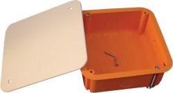 Tracon Electric Tracon GD100 Gipszkarton doboz, sima, fedéllel, narancssárga 100×100×45mm (GD100)