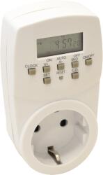 TRACON Tracon TKO-DHE Dugaszolható elektronikus kapcsolóóra, heti 230V, 16A, IP20 (TKO-DHE)