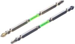 SK11 kétvégű torziós csavarhúzó bitkészlet, széles - 2 db - PH2 - 130 mm