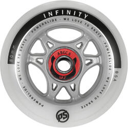 Powerslide Infinity 80 RTR ABEC9/Spacer inline skate kerekek 4 db. 80 MM fehér
