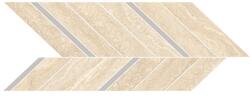 Marazzi Mystone Travertino Classico Mosaico Freccia Csempe 19.8x52.1 Cm (m9q4)