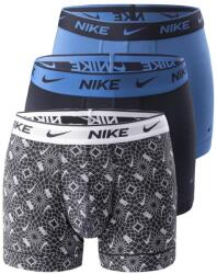 Bp3 Underwear Nike Everyday Pamut Stretch Trunk férfi boxernadrág, 3 pár KICSI fehér|fekete|kék