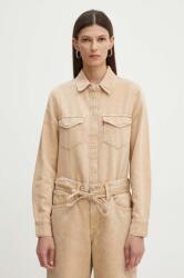 Levi's farmering női, galléros, bézs, regular - bézs L