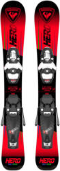 Rossignol Hero Pro Pre-Drilled Jr gyermek lesiklóléc + Team 4 GW kötések 80 CM vörös