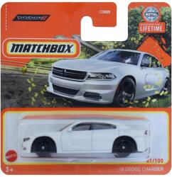 Mattel Matchbox: 2018 Dodge Charger mașinuță albă 1/64 - Mattel (C0859/HVP01)