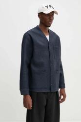 APC A. P. C. gyapjú keverék dzseki veste aurelien sötétkék, átmeneti, PSAFU. H22200 - sötétkék XL