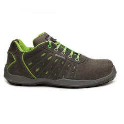 Portwest BASE Ace munkavédelmi cipő S1P SRC (szürke/lime 45) (B0671GLR45)