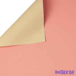  Kétoldalas fólia ív 58x58cm 20db/cs - Világoszöld-Púder rózsaszín