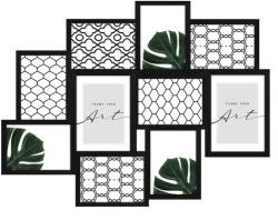 knor Fekete műanyag fali képkeret 55x45 cm