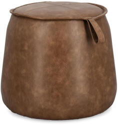 Bizzotto Taburet mdf piele ecologica maro Rudina 52x44 cm (0721758)