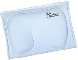 Koala babycare Perna alaptare anti plagiocefalie, cu spuma memory, 2 huse detasabile, certificata in Germania, Koala Perfect Head Breastfeeding Blue (8051938140070)