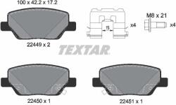 TEXTAR set placute frana, frana disc TEXTAR Q+ 2244901 (2244901)