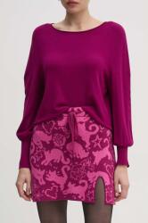 Twinset szoknya gyapjú keverékből rózsaszín, mini, ceruza fazonú, 242TP3402 - rózsaszín L