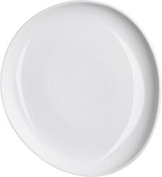 LE COQ PORCELAINE LE COQ Ninfa Lapos tányér, hossza: 305 mm, szélessége: 275 mm, fényes, matt / fehér