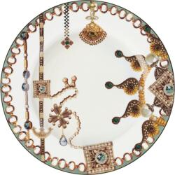LE COQ PORCELAINE LE COQ Lithos Lapos tányér, ø: 150 mm, fehér, zsályazöld