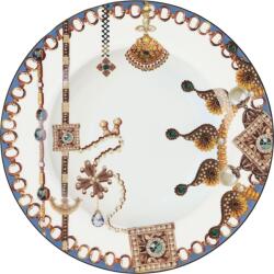 LE COQ PORCELAINE LE COQ Lithos Lapos tányér, ø: 150 mm, fehér, kék