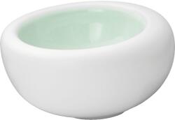 LE COQ PORCELAINE LE COQ Ninfa Tál, hossza: 170 mm, szélessége: 155 mm, aquamarin, matt/fehér