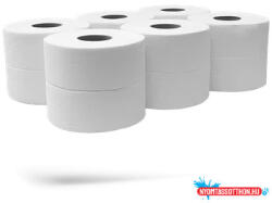  Toalettpapír 2 rétegű közületi átmérő: 20 cm 100 % cellulóz 170 m/tekercs 12 tekercs/csomag_Bluering®_hófehér (57411) - nyomtassotthon