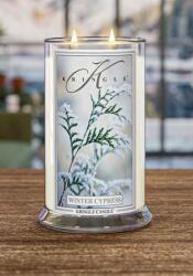 Kringle Candle Lumanare Kringle Candle Winter Cypress lumanare parfumata mare cu 2 fitiluri (624 g),