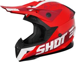 Shot Pulse Airfit gyerek motokrossz sisak fényes piros kiárusítás