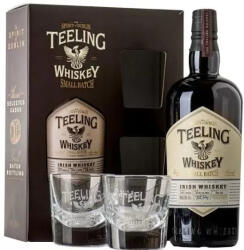 Teeling Whiskey Whisky Small Batch 0, 7l Irish 46% DD. + 2 pohár