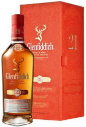 Glenfiddich Whisky 21y 0, 7l Reserva Rum Cask Finish S. M. S. 40% DD. narancs