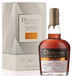 Dictador Capitulio I American Cask 1999 Rum DD. [0, 7L|42%]