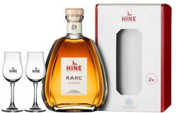 HINE Rare VSOP Konyak DD. [0, 7L|40%] + 2 pohár
