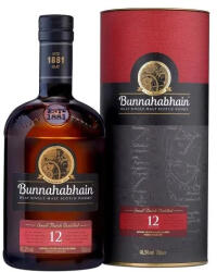 Bunnahabhain Whisky 12y 0, 7l Small Batch Distilled Islay S. M. 46, 3% DD