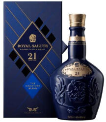 CHIVAS REGAL Whisky Roy. Sal. 21y 0, 7l The Signature Blend 40% DD. (kék)