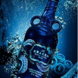 Kraken Black Spiced Unknown Deep Limited Edition Rum [0, 7L|40%] (kék)