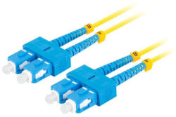 Lanberg Optikai patch SM SC/UPC-SC/UPC duplex 2m LSZH G657A1 3.0mm sárga