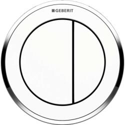 Geberit Öblítő rendszerek - 10-es típusú távirányító, pneumatikus, 2 öblítési mennyiséghez, fehér/fényes króm 116.055. KJ. 1 (116.055.KJ.1)